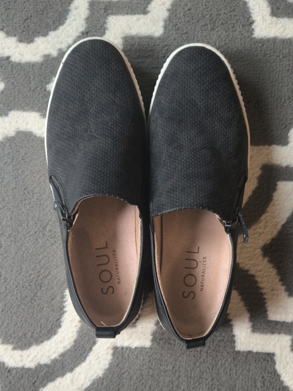 Naturalizer Women's Black Slip-On Sneakers - Picture 2 of 5